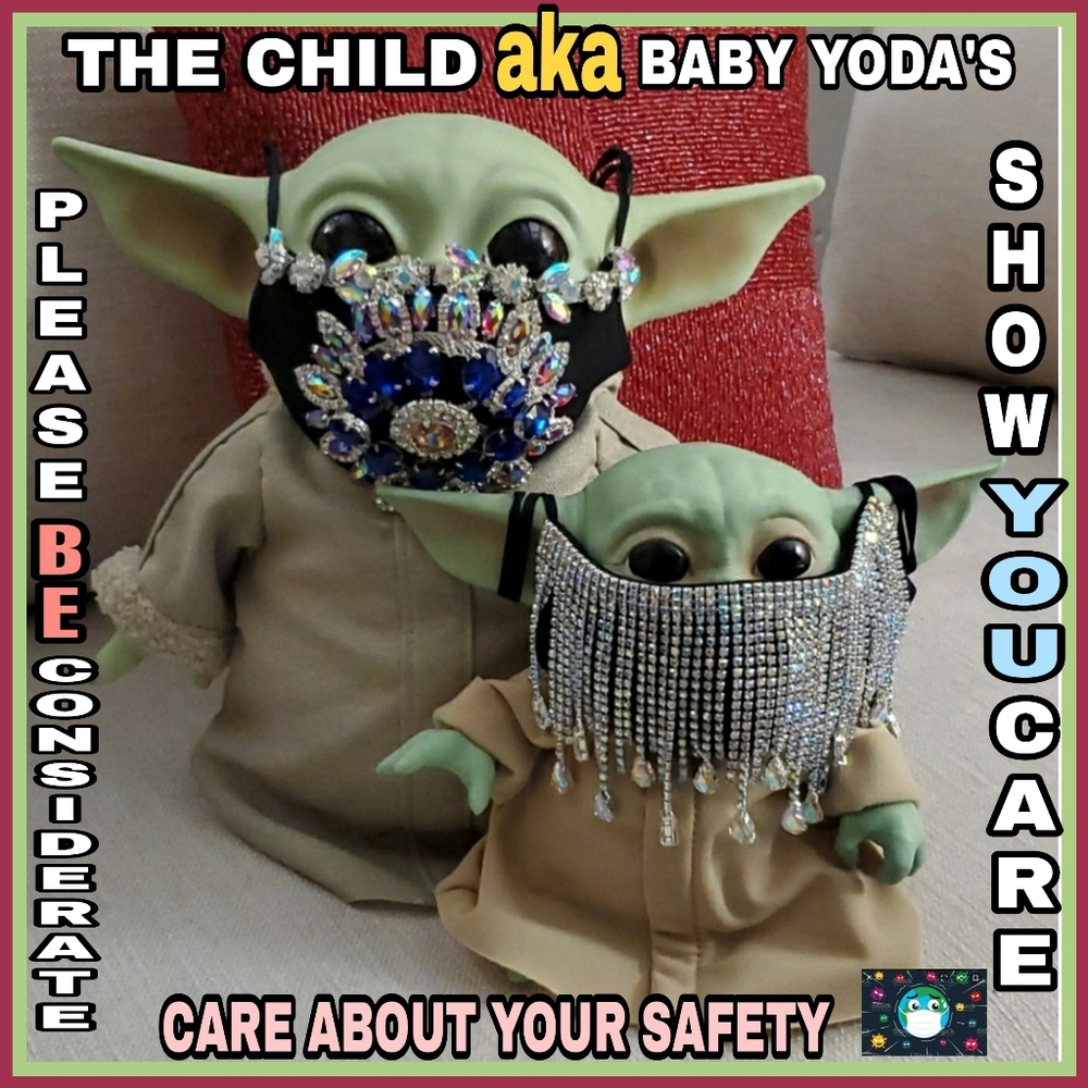 The Child aka Baby Yoda CARES ABOUT YOUR SAFETY ❤️ - Picture 2 of 16